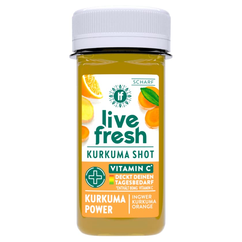 LiveFresh Shot Kurkuma Power 60ml